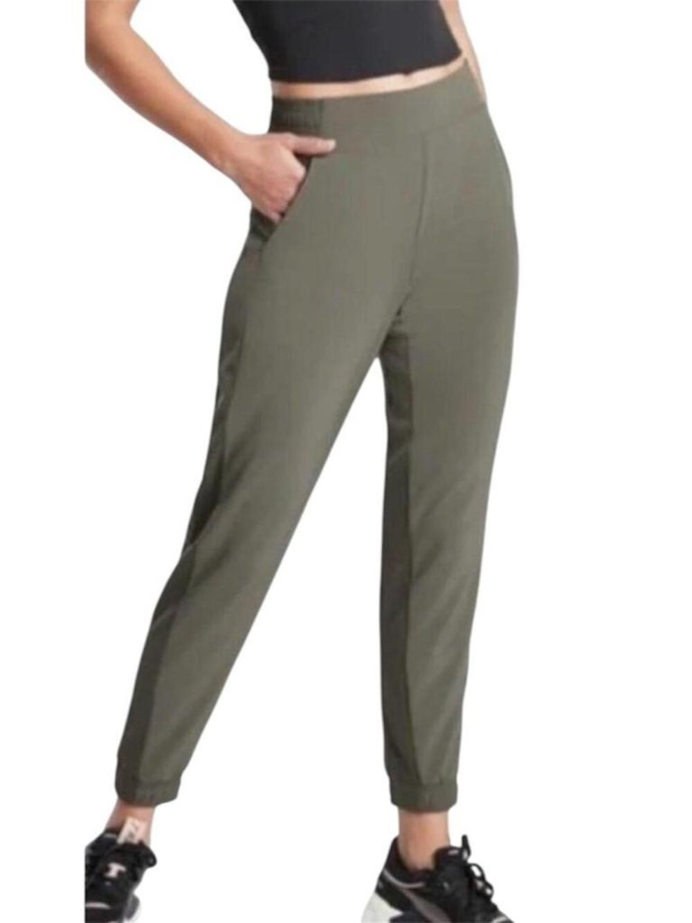 Athleta Textured Brooklyn Joggers In Grey